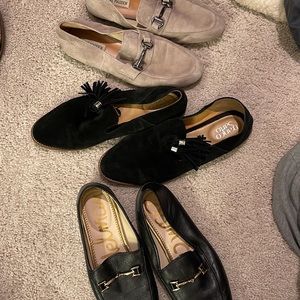 Steve Madden, Sam Edelman and Franco Sarto loafers